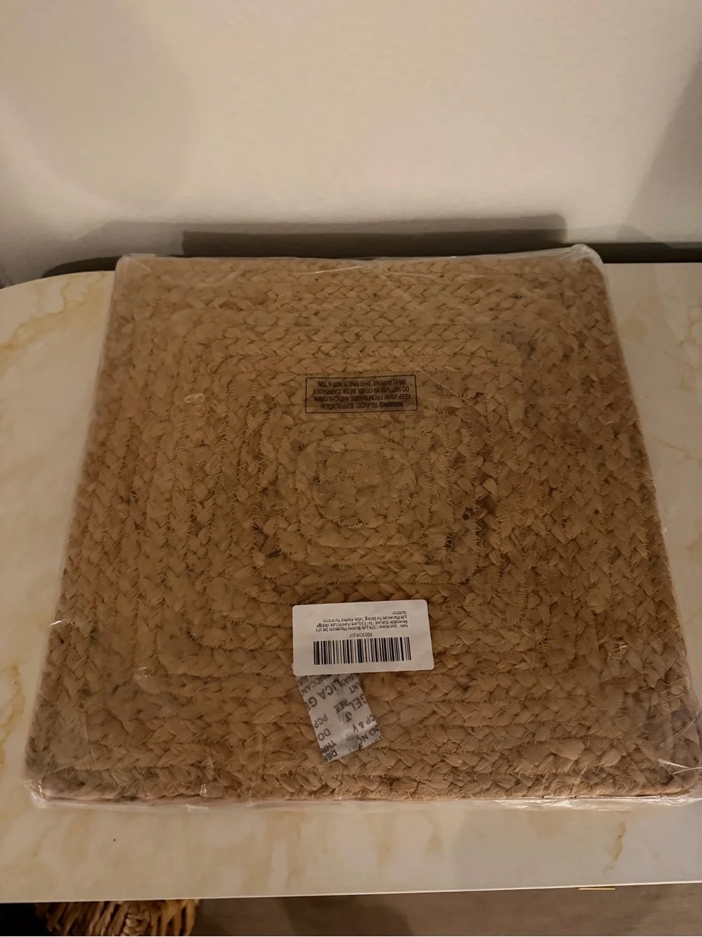 NET braided placemats set of 5 farmhouse vintage